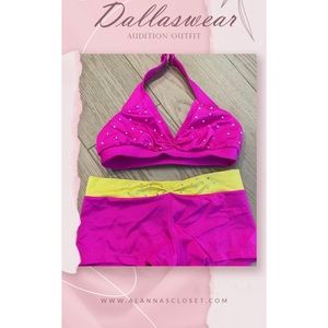 Dallaswear Audition Outfit-Pink and Yellow
